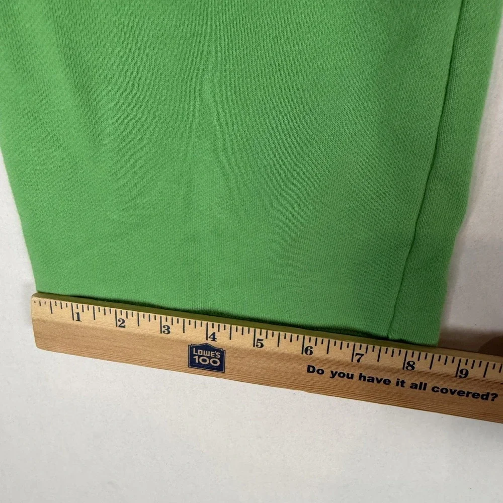 Gymboree Sweatpants Girls 12 Green Fleece Pull On Daisy Applique Pants Casual